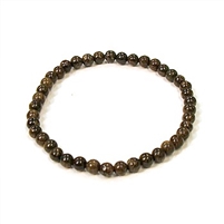 CR67-4mm STONE BRACELET IN BRONZITE