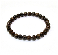 CR67-6mm STONE BRACELET IN BRONZIE