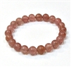 CR71-8mm STONE BRACELET IN GOLDEN STRAWBERRY