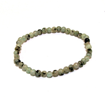 CR73-4mm STONE BRACELET IN KIWI