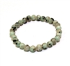 CR73-6mm STONE BRACELET IN KIWI