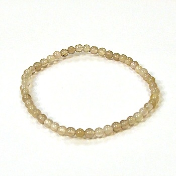 CR75-4mm STONE BRACELET IN AGATE