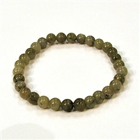 CR76-6mm STONE BRACELET IN LABRADORITE