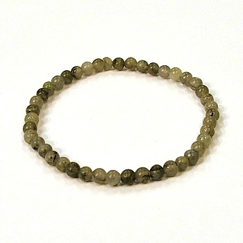 CR76B-4mm STONE BRACELET IN LABRADORITE