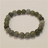 CR76B-8mmSTONE BRACELET IN LABRADORITE