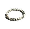 CR78-XS 6mm STONE BRACELET IN DALMATIAN 6.1" {XS}
