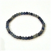 CR81-4mm STONE BRACELET IN BLUE AVENTURINE