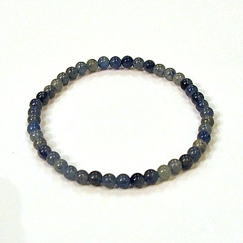 CR81-4mm STONE BRACELET IN BLUE AVENTURINE