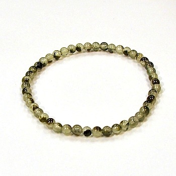 CR89-4mm STONE BRACELET IN PREHNITE