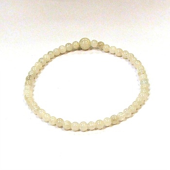 CR93-4mm STONE BRACELET IN MOONSTONE