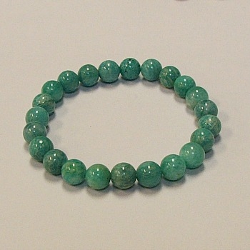 CR94-8mm STONE BRACELET IN EUROPEAN AMAZONITE