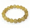 CRB-105 10mm STONE BRACELET IN YELLOW CITRINE