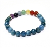 CRB-214-7 8mm STONE BRACELET IN BLUE APATITE