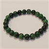 CRB104-8mm STONE BRACELET IN RUBY ZOISITE