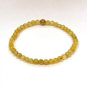 CRB105-4mm STONE BRACELET IN GOLDEN CITRINE