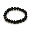 CRB109-A-8mm STONE BRACELET IN OBSIDIAN GOLDEN SHEEN