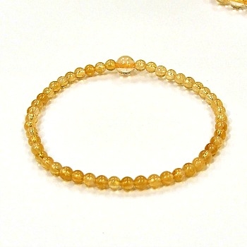 CRB115-4mm STONE BRACELET IN CITRINE