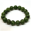 CRB121-12mm STONE BRACELET IN CANADIAN JADE