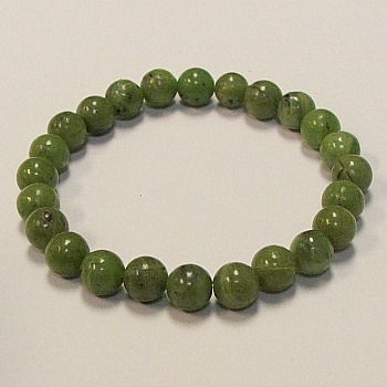 CRB121-8mm STONE BRACELET IN CANADA JADE