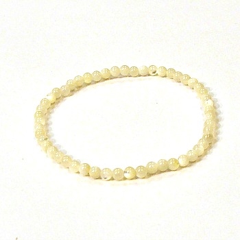 CRB123-4mm STONE BRACELET IN OYSTER