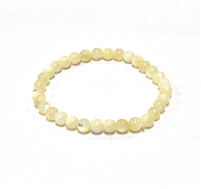 CRB123-6mm STONE BRACELET IN OYSTER