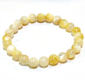 CRB123-8mm STONE BRACELET IN OYSTER