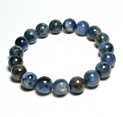 CRB-133-10mm STONE BRACELET IN KYANITE