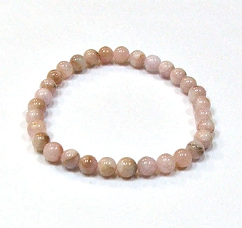 CRB134-6mm STONE BRACELET IN KUNZITE