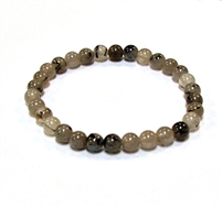 CRB149-3-6mm STONE BRACELET IN TOURMALATED QUARTZ