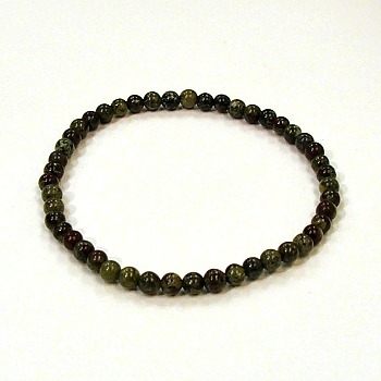 CRB151-4mm STONE BRACELET IN DRAGON BLOOD