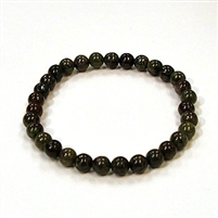 CRB151-6mm STONE BRACELET IN DRAGON BLOOD