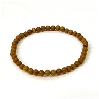 CRB162-4mm STONE BRACELET IN WOODEN JASPER