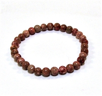 CRB176-6mm STONE BRACELET IN RED MAIFAN