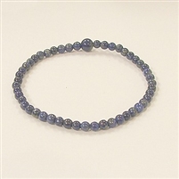 CRB178-4mm STONE BRACLET IN NATURALLAPIS