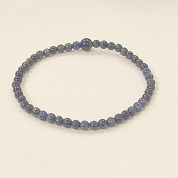 CRB178-4mm STONE BRACLET IN NATURALLAPIS