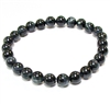 CRB200-L  8mm STONE BRACELET IN BLUE TIGER EYE IN 8 1/2""