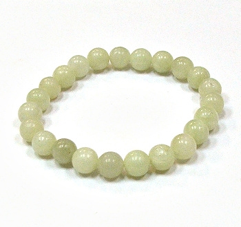 CRB204-8mm STONE BRACELET IN MOUNTAIN JADE