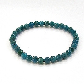 CRB214-6mm STONE BRACELET IN APATITE