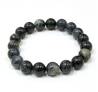 CRB239-10mm STONE BRACELET IN AFRICAN BLUE STONE