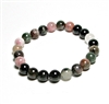 CRB268-8mm STONE BRACELET IN RAINBOW COLOR TOURMALINE