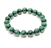 CRB508-10mm STONE BRACELET IN MALACHITE 3A