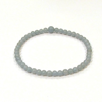 CRB509-4mm STONE BRACELET IN ANGELITE