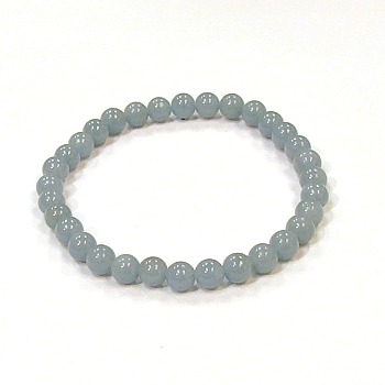 CRB509-6mm STONE BRACELET IN ANGELITE