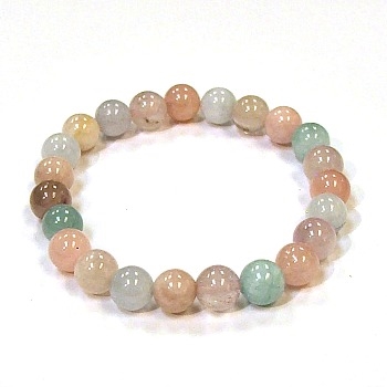 CRB513-8mm STONE BRACELET IN LAVENDER STONE