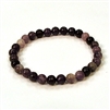 CRB523-6mm STONE BRACELET IN LEPIDOLITE