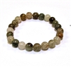 CRB525-B-8mm STONE BRACELET IN GREEN HAIR QUARTZ