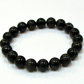 CRB538-10mm STONE BRACELET IN HYPERSTHENE