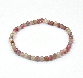 CRB545-4mm STONE BRACELET IN PINK TOURMALINE