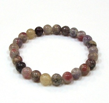 CRB545-8mm STONE BRACELET IN PINK TOURMALINE