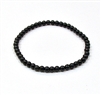 CRB551-4mm STONE BRACELET IN SHUNGITE